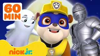 PAW Patrol Halloween Pups Meet a Ghost \& MORE Rescues! 👻 | 1 Hour Compilation | Nick Jr.
