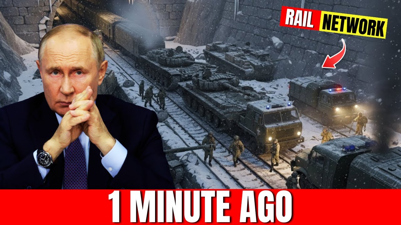 Inside the Rail Network That Keeps Russia’s War Alive — And What Happens When It Breaks