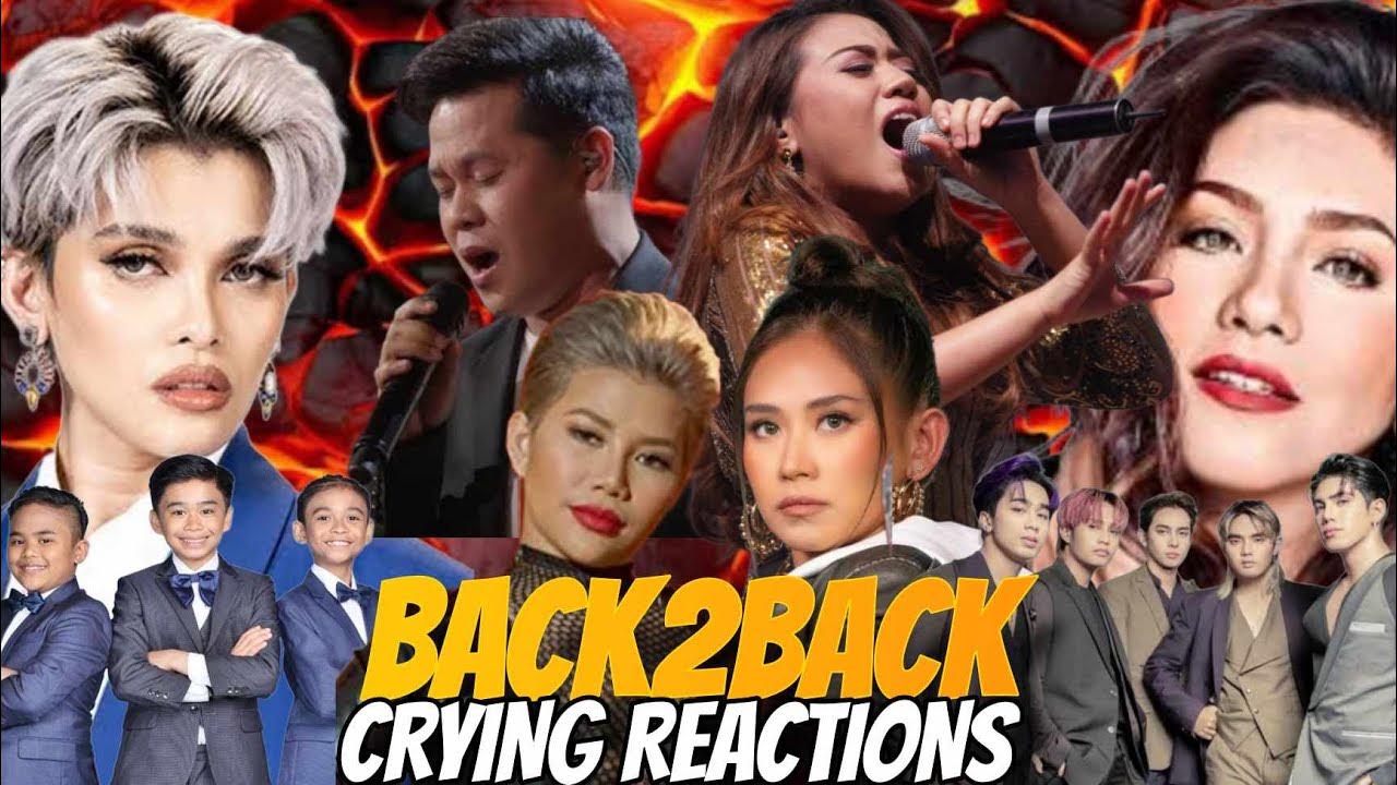 CRYING REACTIONS to Filipino Singers YouTube