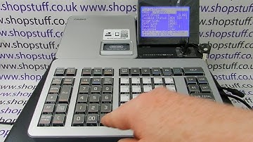 Casio SRS500 / PCRT540 / SRS820 Cash Register Instructions On How To Program EAN Barcode Products
