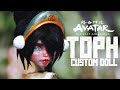 TOPH BEIFONG DOLL REPAINT | Avatar Last Airbender Custom Monster High OOAK | etellan