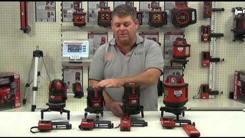 Compare Line Laser with receivers, Indoor and Outdoor Laser Levels