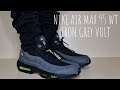 air max 95 volt on feet
