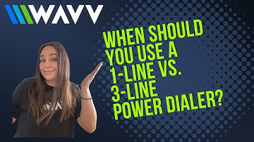 When Should You Use a 1-Line vs. 3-Line Power Dialer?
