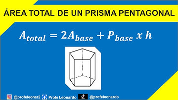 AREA LATERAL Y AREA TOTAL DE UN PRISMA PENTAGONAL