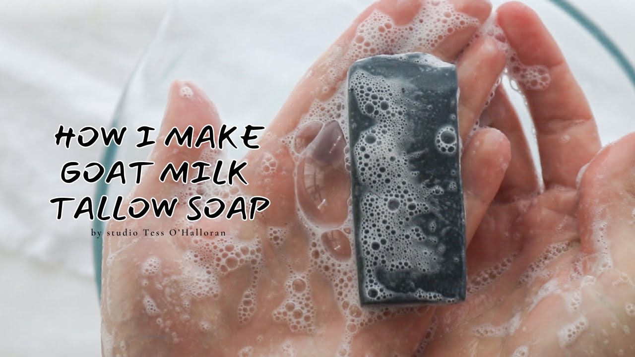 Making Goat Milk Tallow soap is super simple | Recipe & method