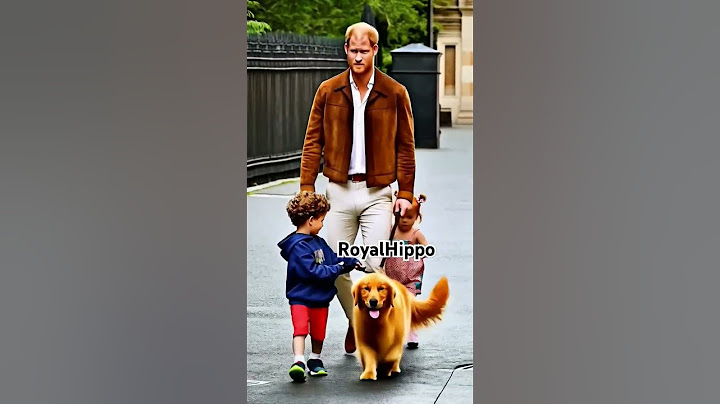 Prince Harry and kids walk the dog #dog #walking #walk #dogs #doglover #pet #pets #petlover #happy