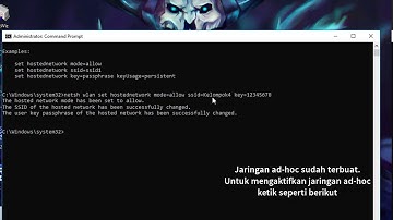 Membuat Jaringan Ad Hoc di Windows 10 | Tutorial dan Konfigurasi