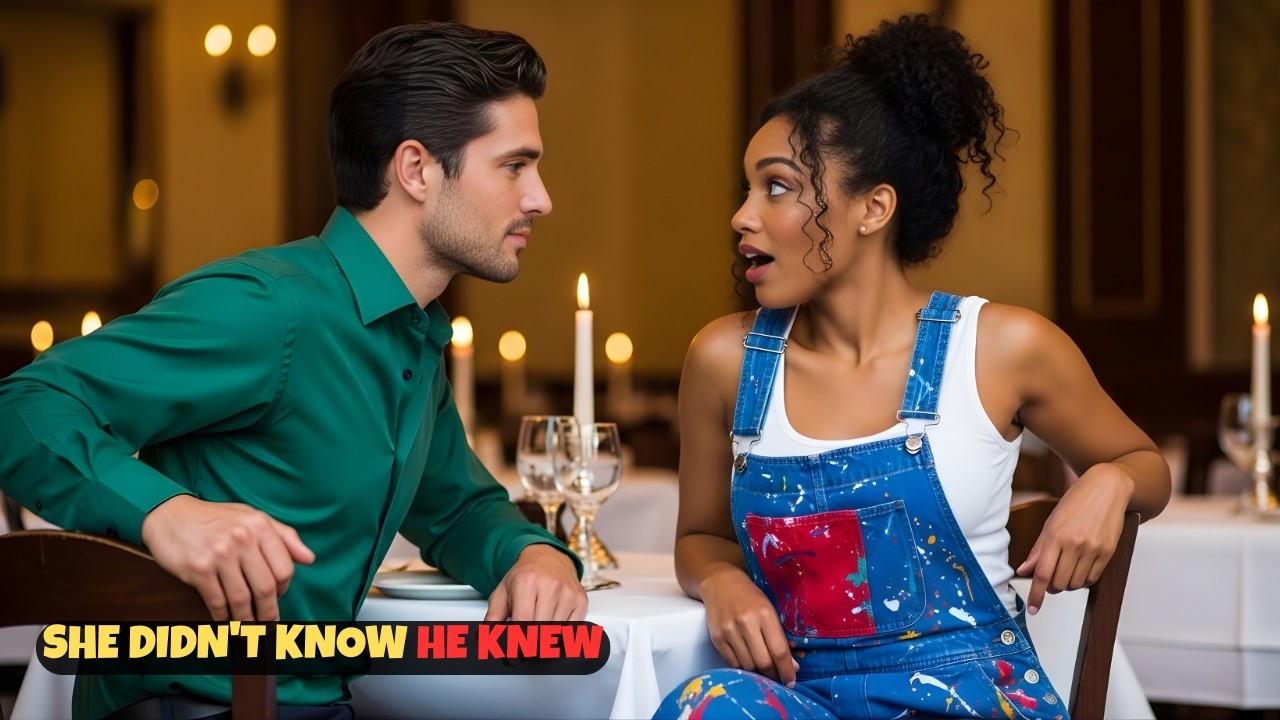 She Showed Up to the Blind Date Two Hours Late Covered in Paint — The CEO Smiled and Said, 'Perfect