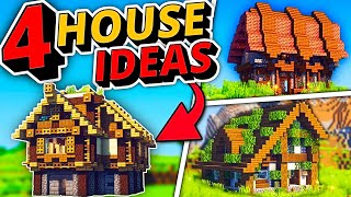 4 HOUSE Ideas for your next Minecraft world