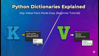 Python Dictionaries Explained | Key-Value Pairs Made Easy (Beginner Tutorial)