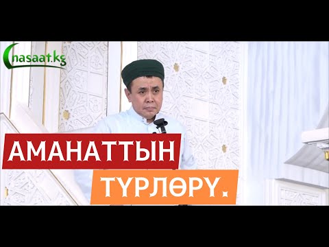 Video: Аманаттын зыянсыздандырылышы