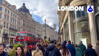 London Walk 🇬🇧 Tottenham Court Road, Piccadilly Circus to Regent Street |Central London Walking Tour