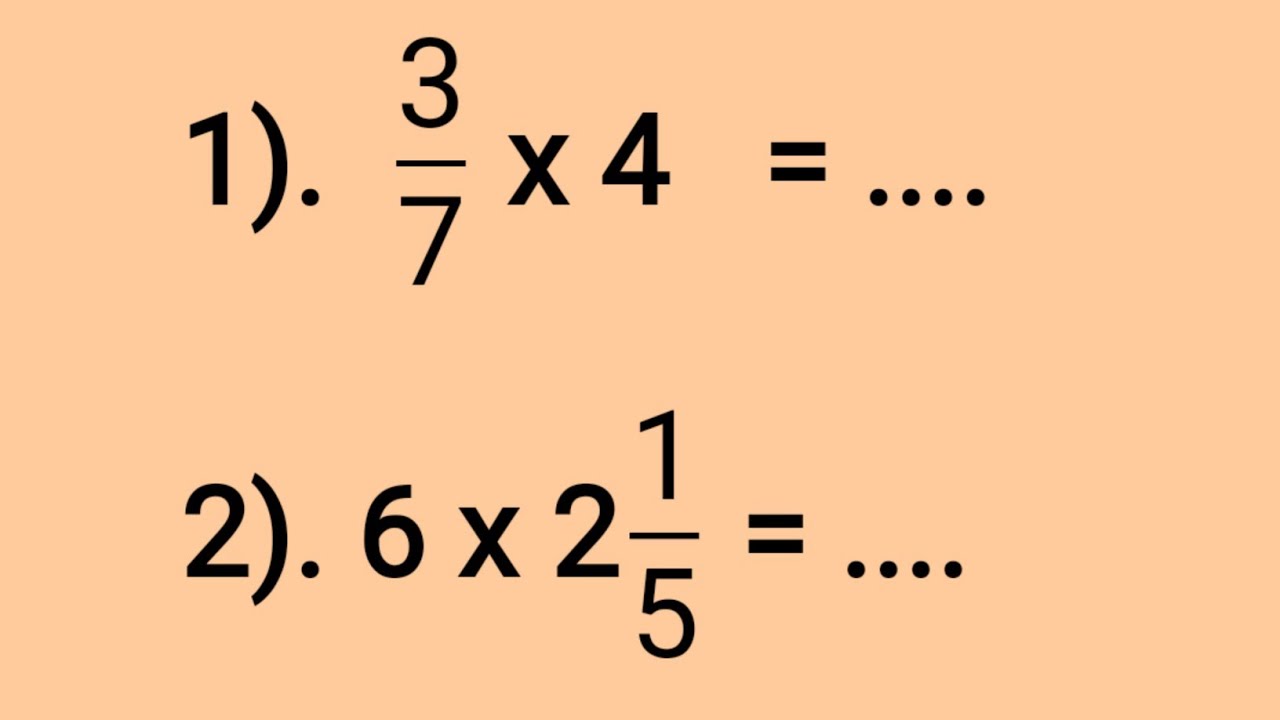 Cara Menghitung Perkalian Pecahan Dan Bilangan Bulat Roboguru Riset Riset