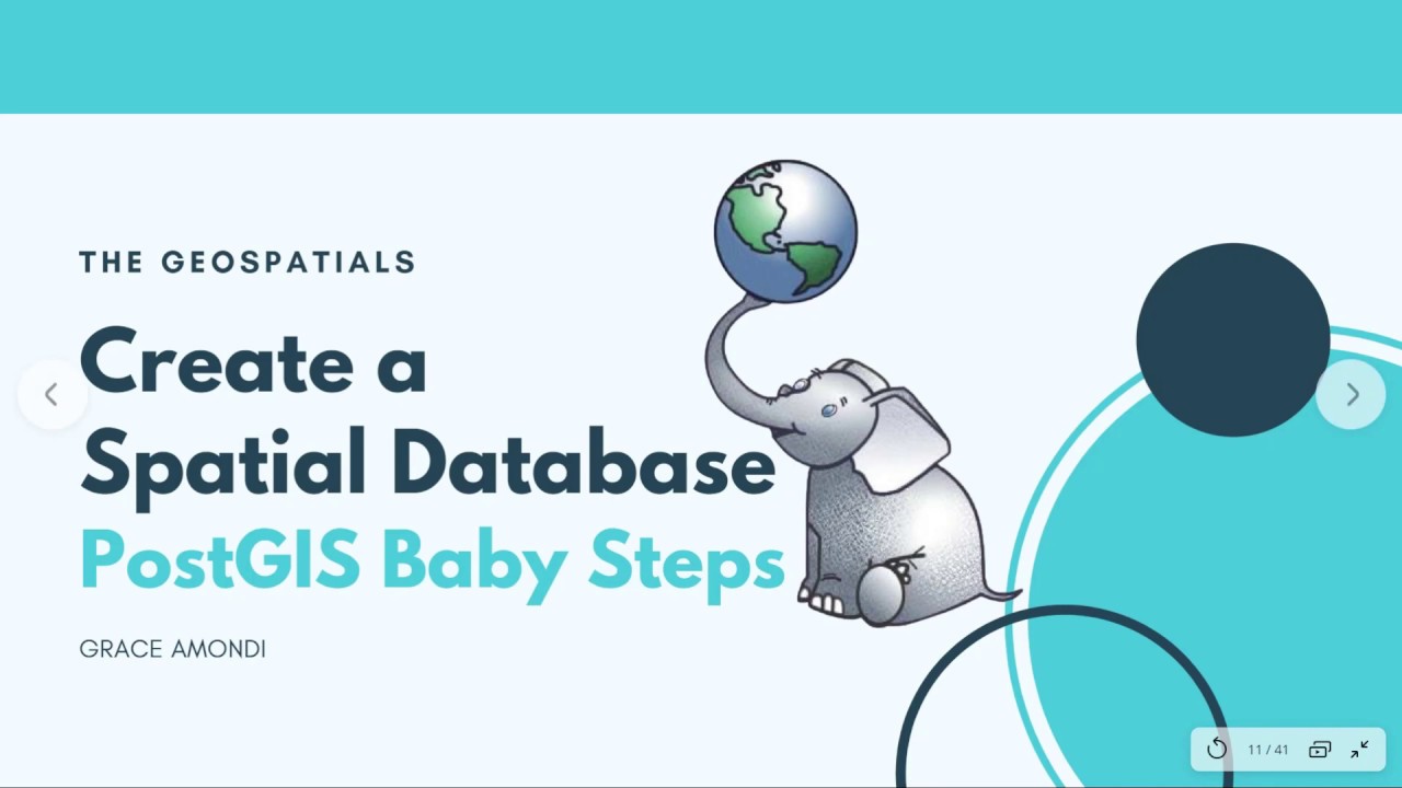Create A Spatial Database Postgis Baby Steps Youtube