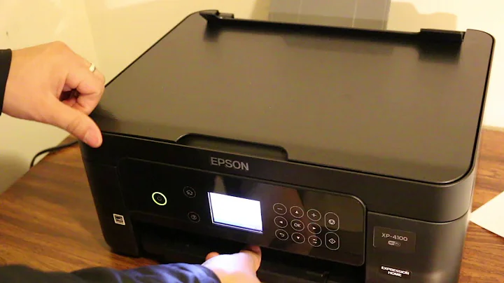 Epson XP 4100 Loading Paper Tray review !!