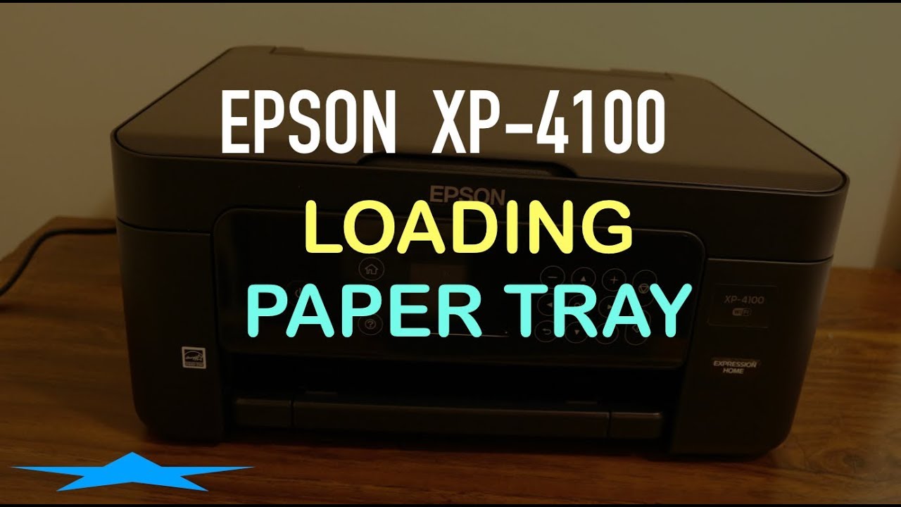 Epson XP-4200 & 4100 Printer : How to Load Paper 