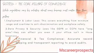 "Legal Compliance : Why Your Business Needs a Compliance Framework!" 