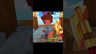 An exciting battle in Skywars!  #skywars #minefun screenshot 5