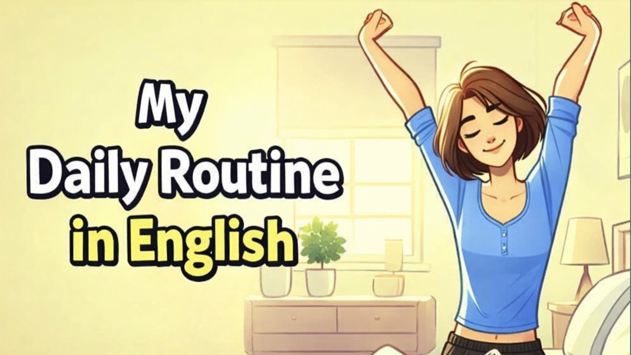 My Daily Routine in English | Easy English Speaking Practice for ...