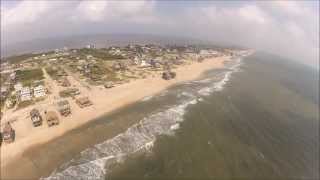 Rachel and Wade tour the Outer Banks with Coastal Helicopters!