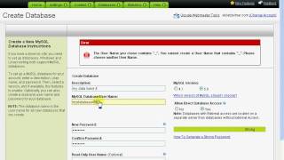www.bestwebsitesdesigner.com explanation on how to configure MYSQL database in Godaddy