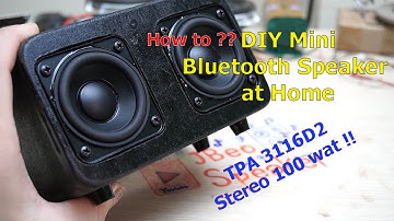 How to Build a DIY Mini Bluetooth Speaker at Home || DIY Portable Bluetooth Speaker