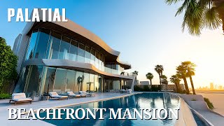 Inside Dubai Palatial Beachfront Mansion | The Shimmering Grandeurs at Glance