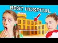 WHO CAN BUILD THE BEST HOSPITAL? in Bloxburg Gaming w/ The Norris Nuts