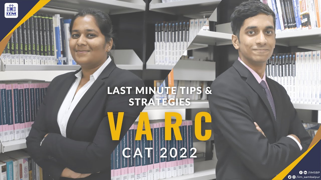 CAT 2022 VARC | Last Minute Tips & Strategies | IIM Sambalpur - YouTube