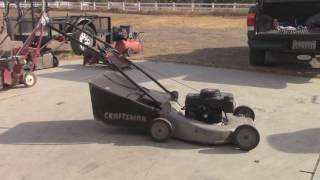 917.383241 Craftsman Eager 1 Mower Runs!