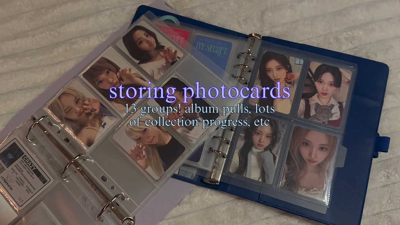 Хранение фотокарточек #6 ✧ недавние приобретения, Enhypen, Ive, Illit и многое другое!