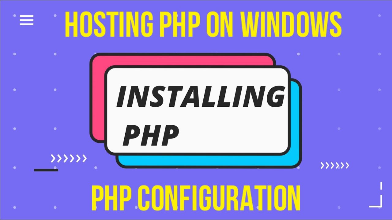How to install PHP 7 on windows | Hosting Web pages | PHP Configuration ...