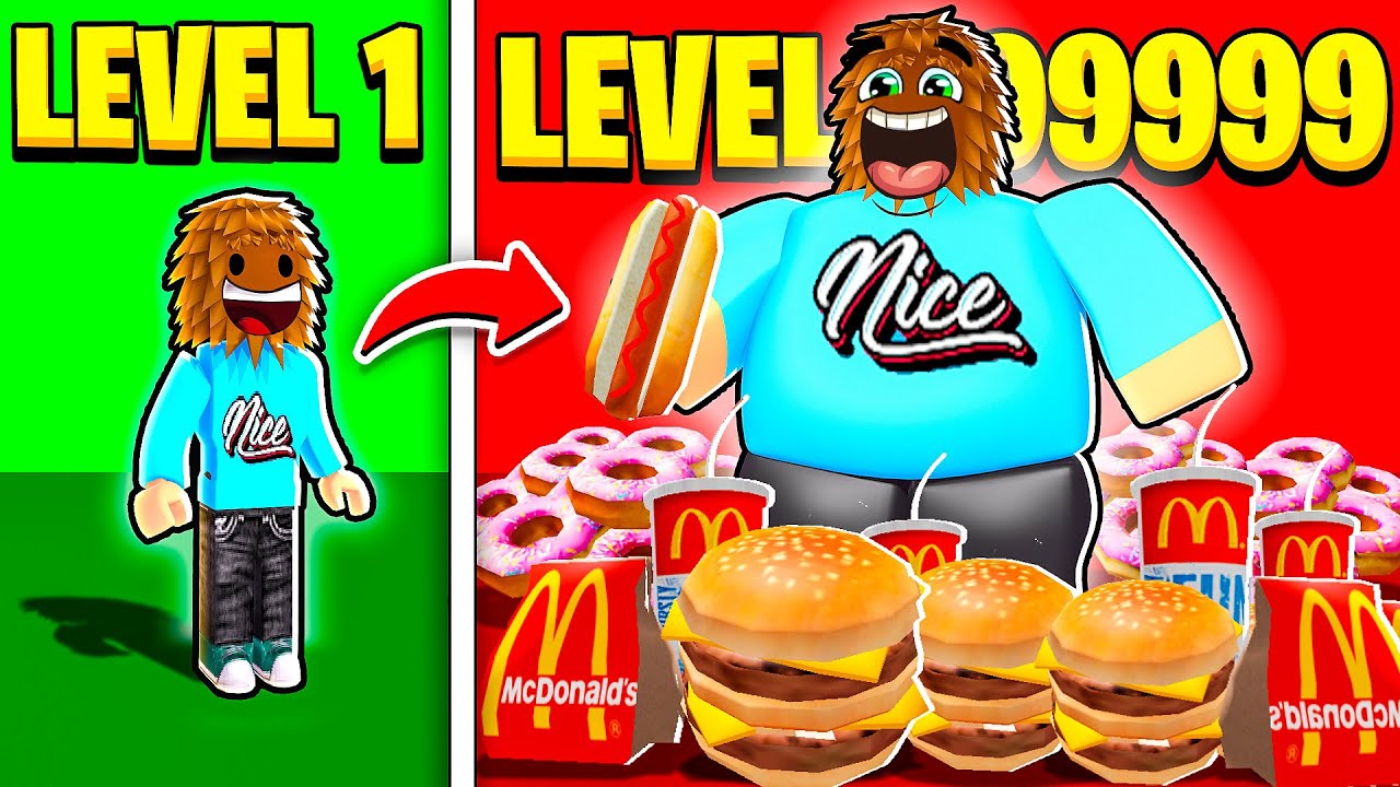 Eating ALL The Fast Food In Roblox - YouTube