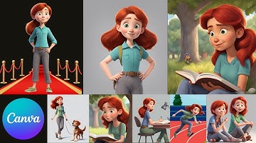 6 Tips📍For Creating CONSISTENT Characters with Canva