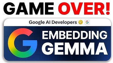 NEW Google EmbeddingGemma is WILD (FREE)! 🤯