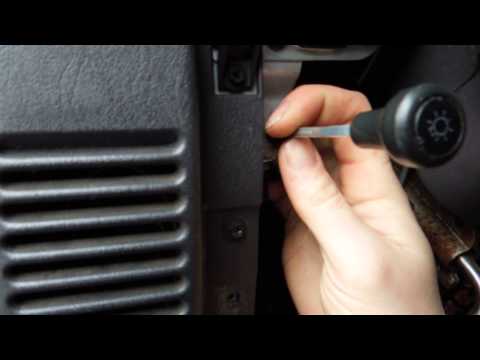 how to repair or replace jeep wrangler tj 1999 headlight switch and connector plug