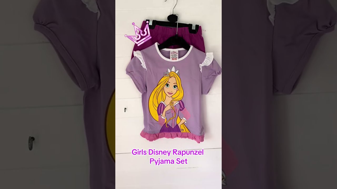 Shop Disney Princess Rapunzel Pyjamas For Girls Fok Characterpyjamas