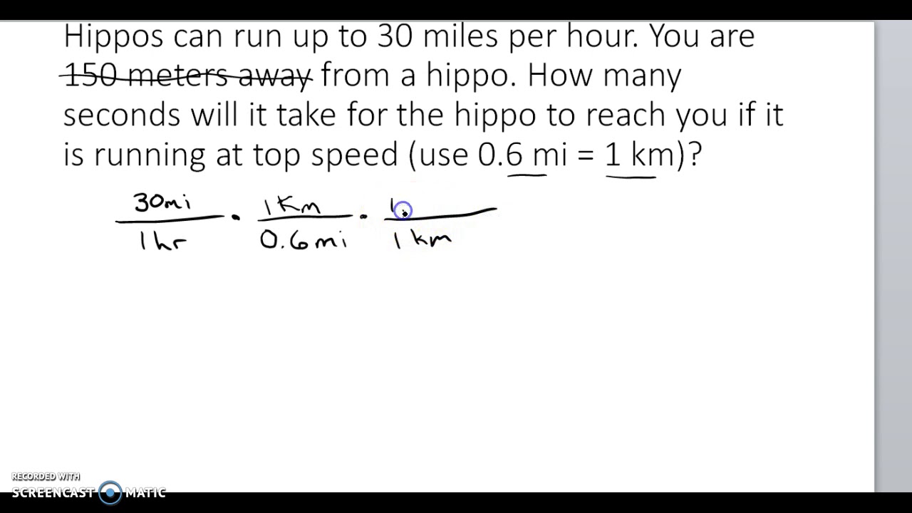 Dimensional Analysis Practice Problems - YouTube