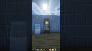 Simple But Decorative Grandfather Clock in Minecraft! #shorts