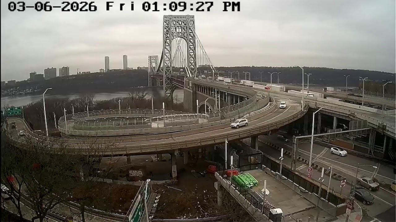 GWB NYC Side Live: Watch the Majestic George Washington Bridge Anytime.