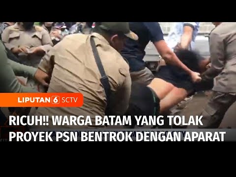 Ratusan Warga Batam Bentrok dengan Polisi karena Menolak Proyek Rempang Eco City | Liputan 6