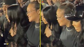 Rihanna Pulls Up At Brandy And Monicas The Boy Is Mine Tour Stop In Los Angeles