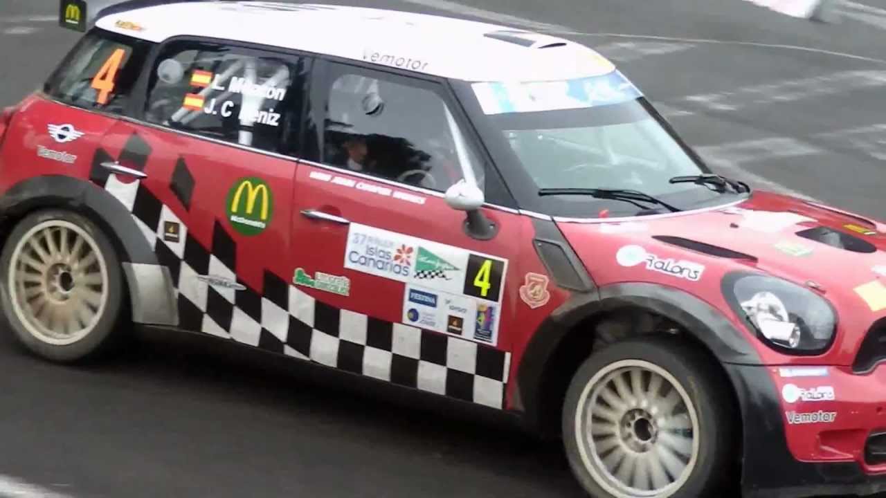 Luis Monzón en Rallye Islas Canarias Corte Inglés 2013. Monte Gusano.