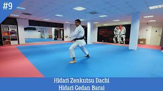 Taikyoku Shodan Kata - JKA 8th Kyu Examination