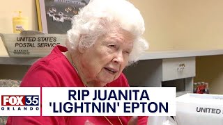 Juanita &#39;Lightnin&#39; Epton, NASCAR legend who worked every Daytona 500 race, dies at 103: NASCAR