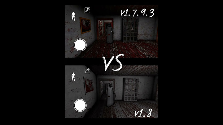 granny old nightmare (version1.7.9.3) vs new nightmare (version1.8) #granny #shorts #gaming