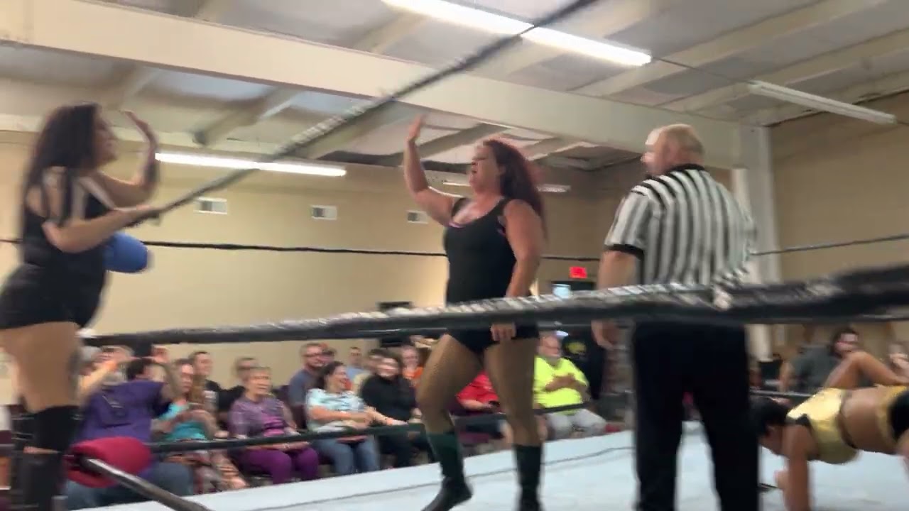 Maranda Rights & Crystal Fire VS. Black Widow & Aubrey Gold