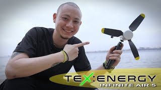 TEXENERGY Infinite Air - Portable Wind Turbine / Unboxing / First Spin