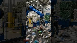 AI robots transforming recycling centers #Shorts